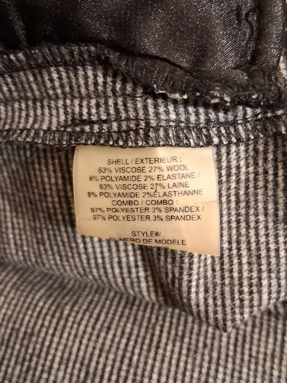 Alice + Olivia Black and White Pinstriped Bermuda Shorts